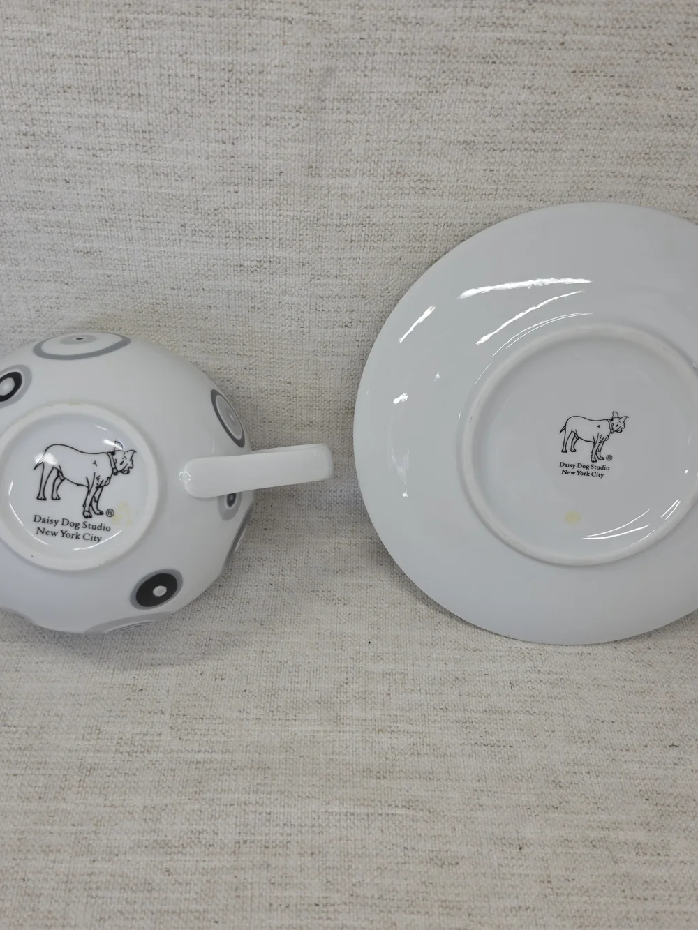 Daisy Dog New York Teacup And Saucer